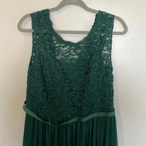 david's bridal hunter green dress David's Bridal | Dresses | Davids Bridal Dress Hunter Green Size 4